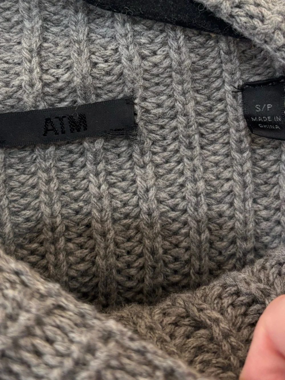 ATM Wool-Blend Shaker-Stitch Sweater